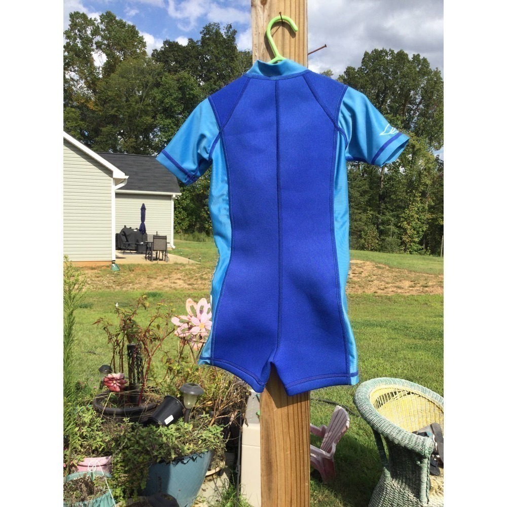 Cressi swim kids wetsuit blue M Italy Italian wet suit swim snorkeling diving - Picture 8 of 11